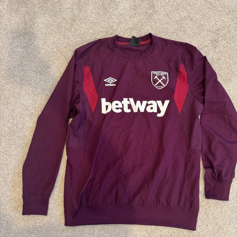 Mens Westham warm up size large